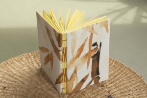 Handgemaakt notitieboekje A6 bamboe