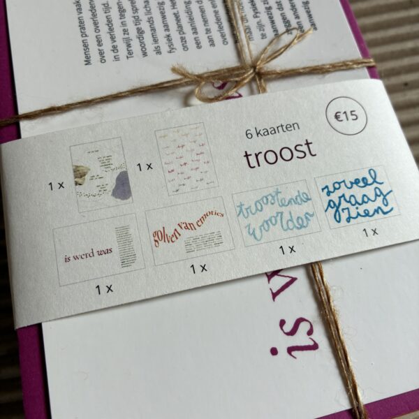 Kaartpakket TROOST (5 + 1 gratis)